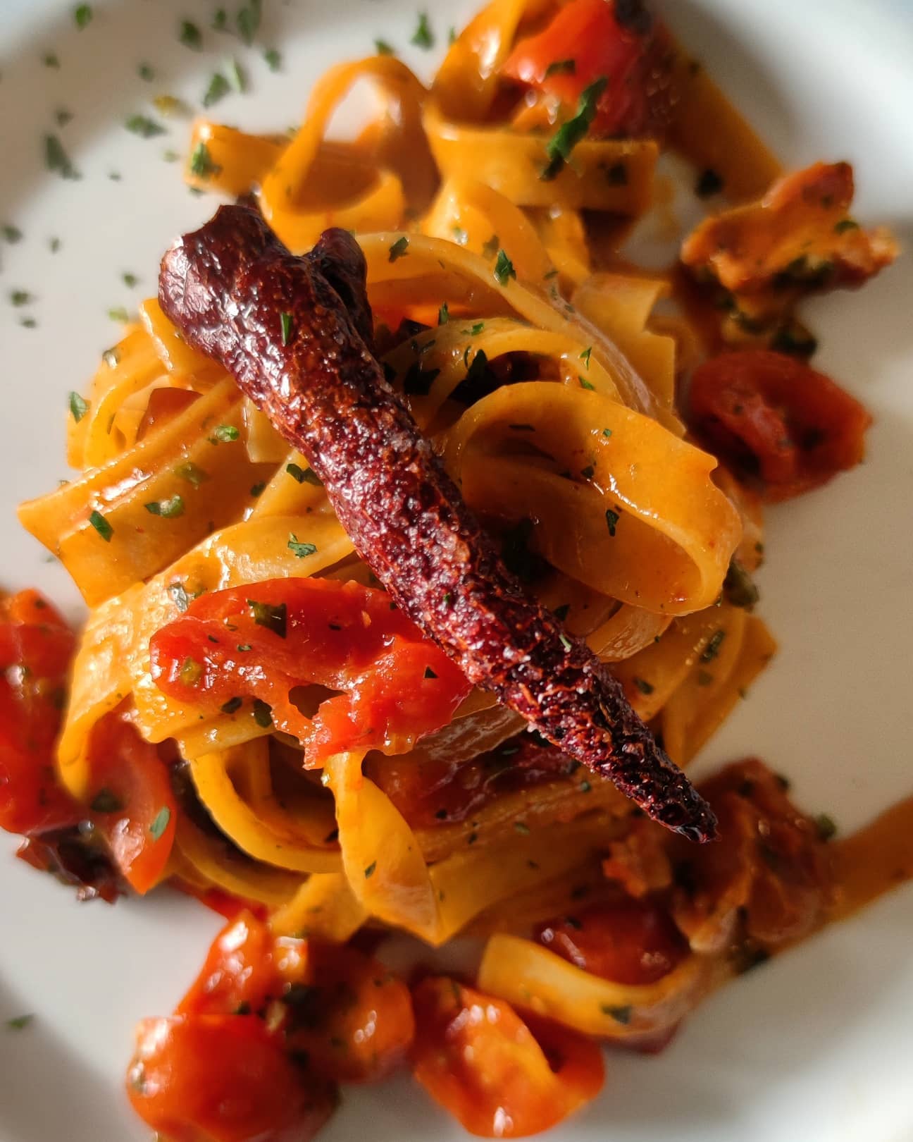 pasta con peperocino