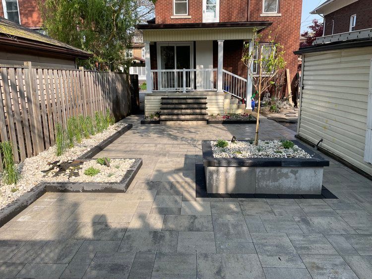 hardscape installation near me, landscape installation hamilton ontario