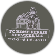 A logo for a company called tc home repair services llc