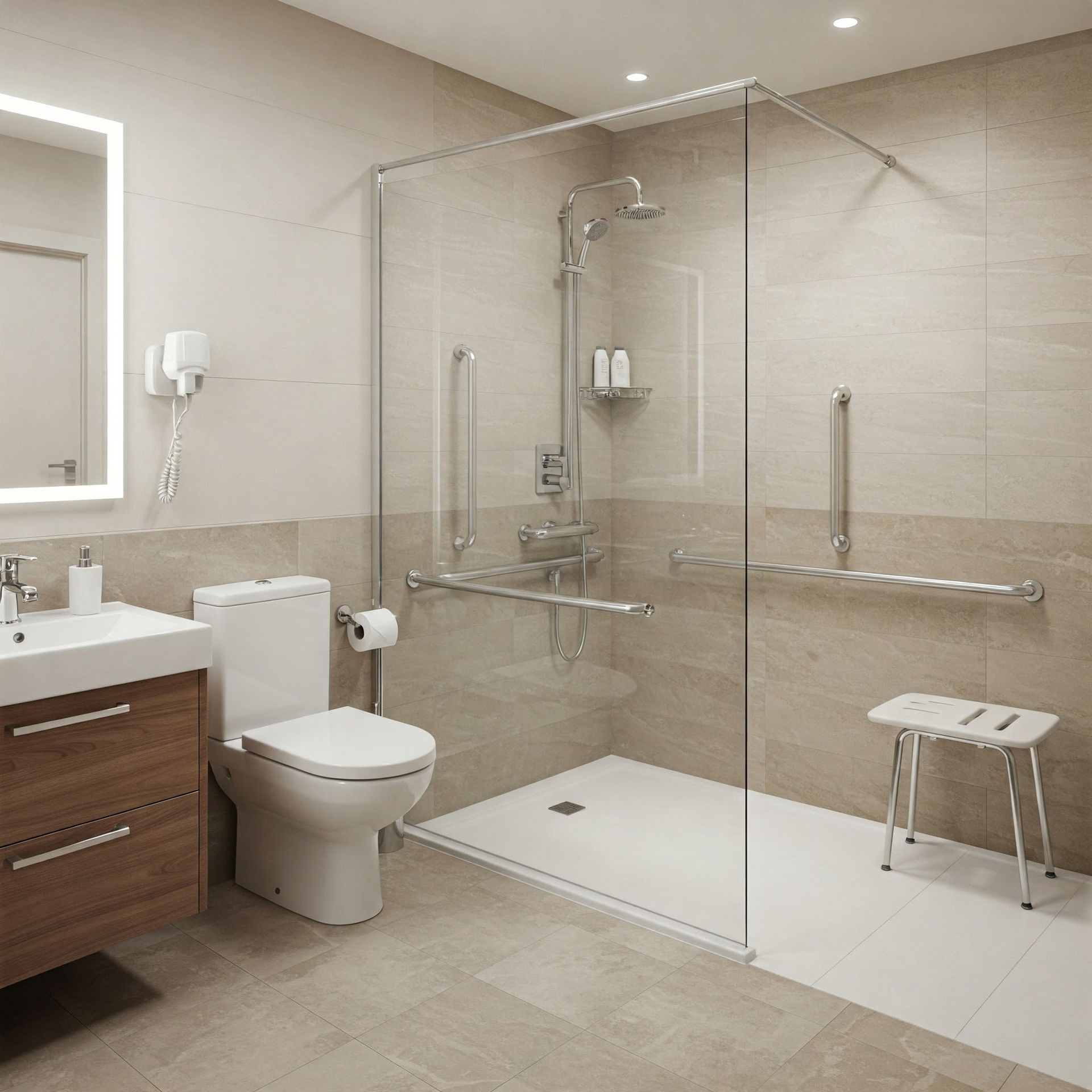 accessible wet room
