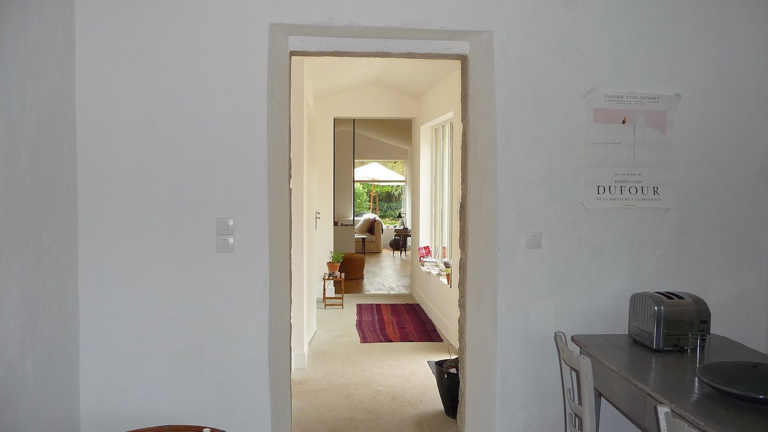 Rénovation intérieur sol béton poncé