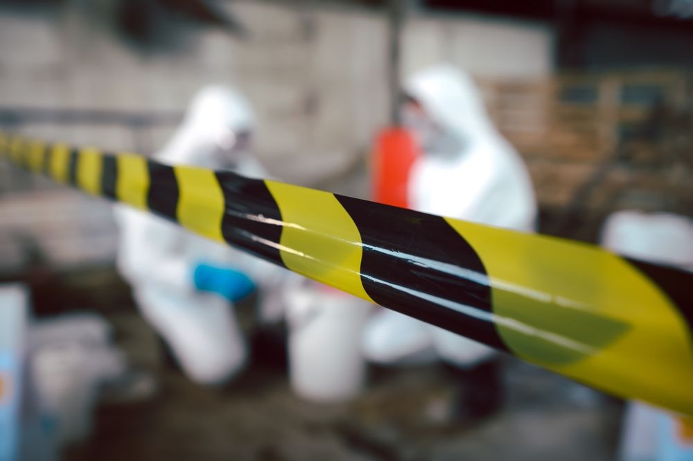 Taking caution from an industrial spill.