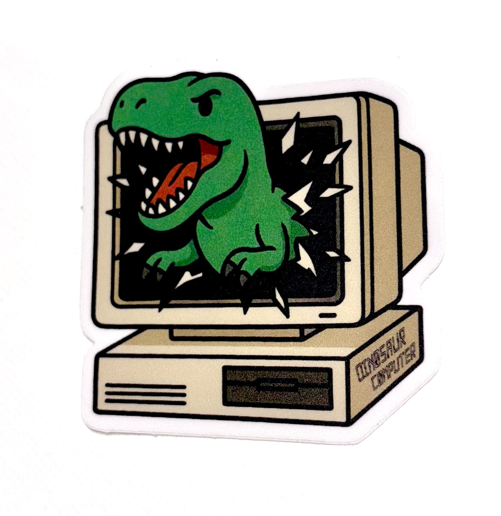 Dinosaur Computer Sticker