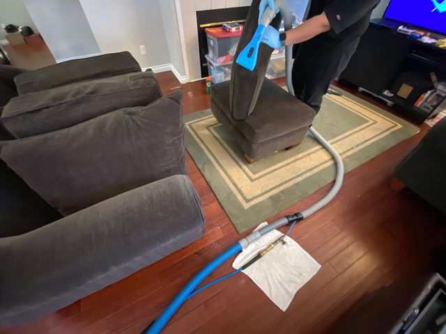Upholstery cleaning service