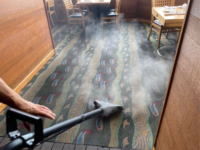 Commercial carpet cleaning service