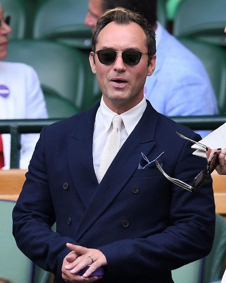 Jude Law con occhiali da sole