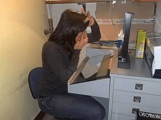 applicazione di lenti a contatto