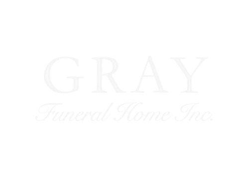 Gray Funeral Home Inc. logo with the word