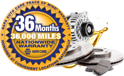 NAPA Warranty Badge | Oakmont Service Center