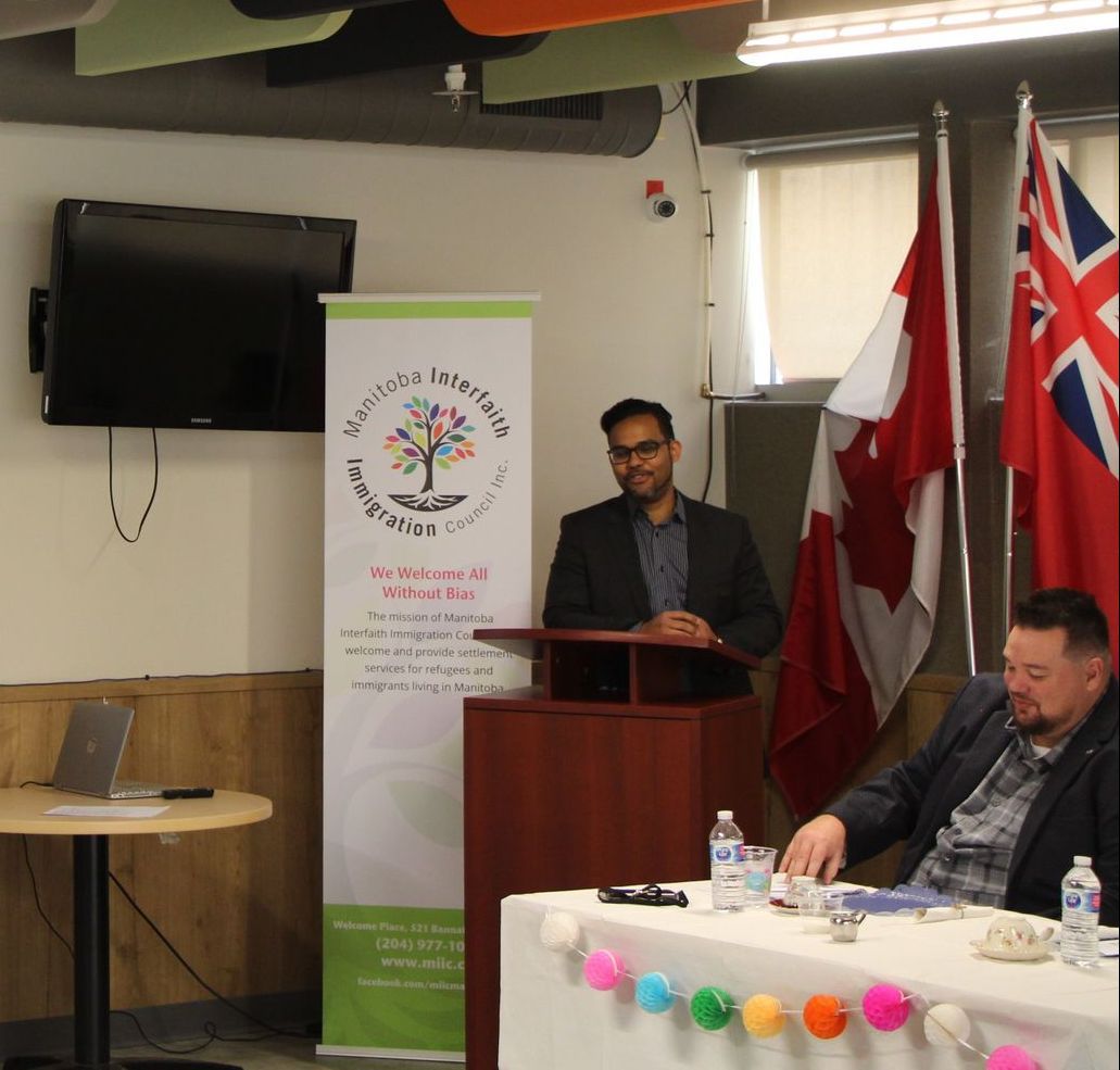 Board Chair Thanking Volunteers