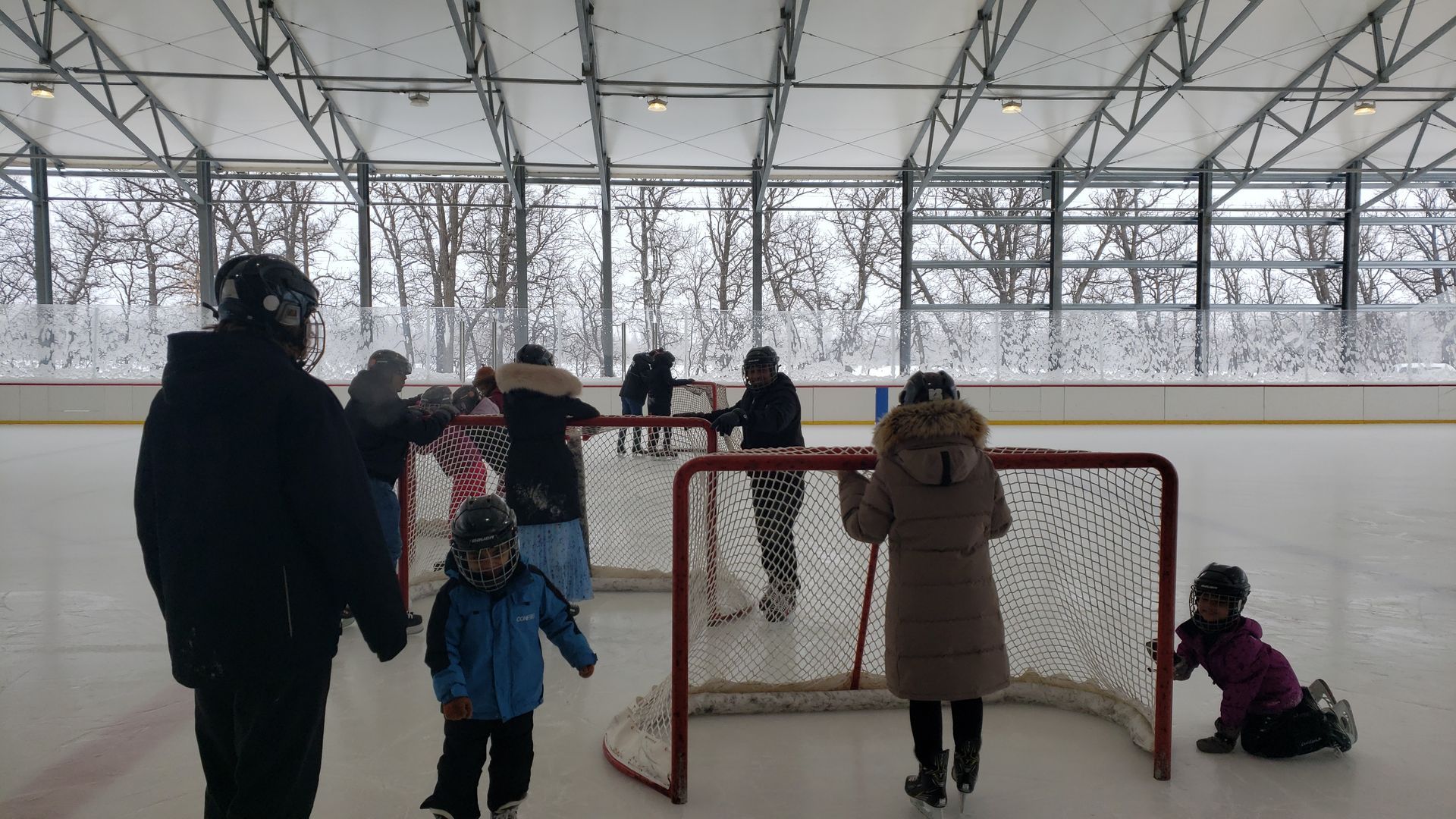 Welcome Place - Camp Manitou Group Visit- Skating