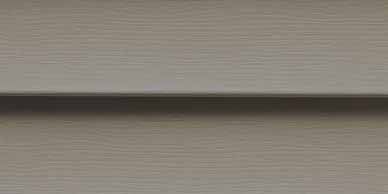 Close-up of tan siding with horizontal lines and a dark shadow.