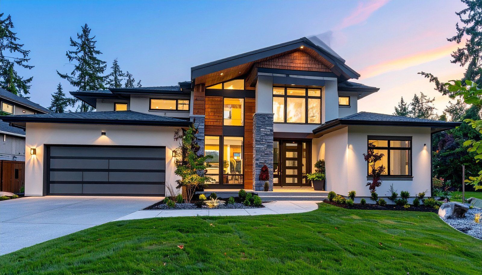 A man is working on a kitchen in a house under construction