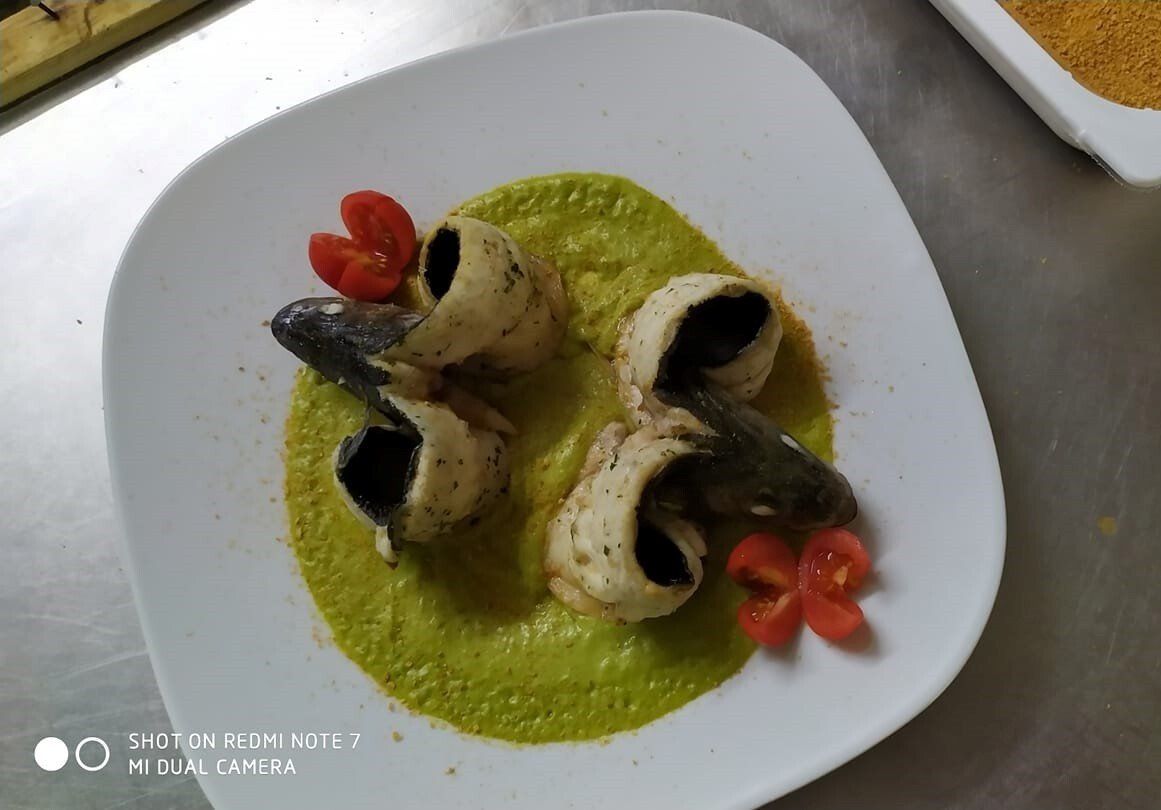 piatto di pesce fresco