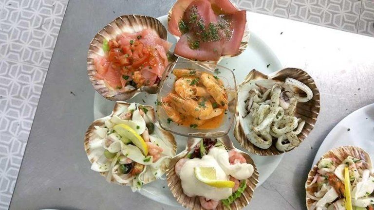 antipasti di pesce