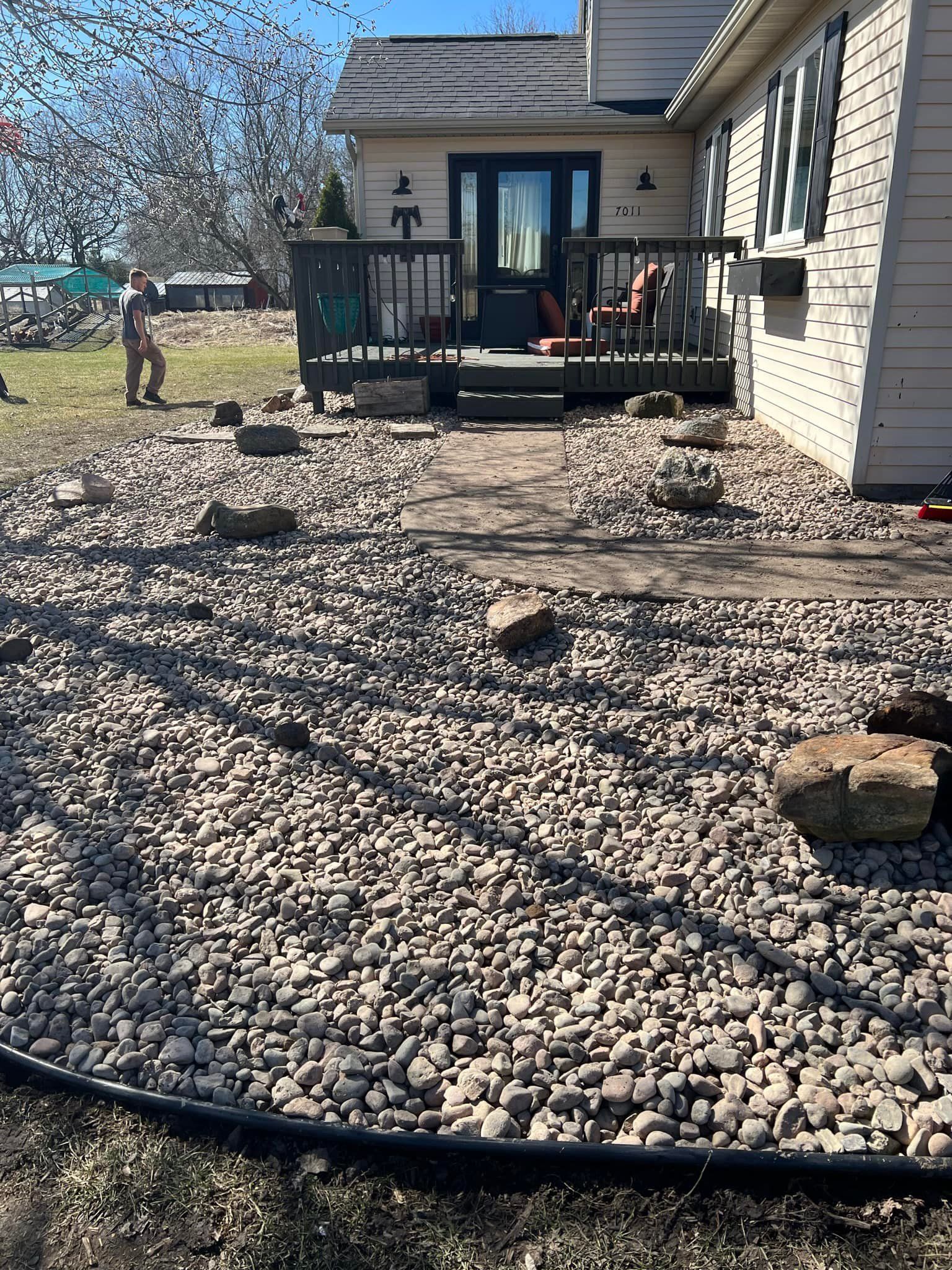 After Cleaning the Side Yard — Holmen, WI — Brothers Lawn Care LLC