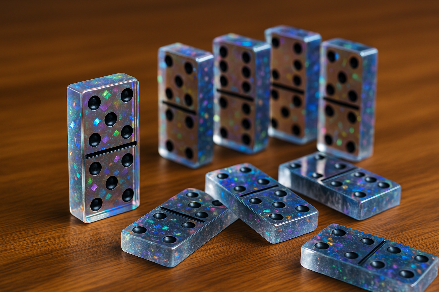 A group of Black holographic dominoes