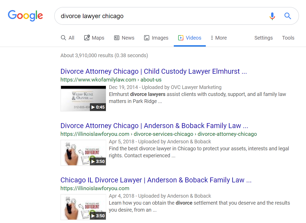 youtube seo for lawyers