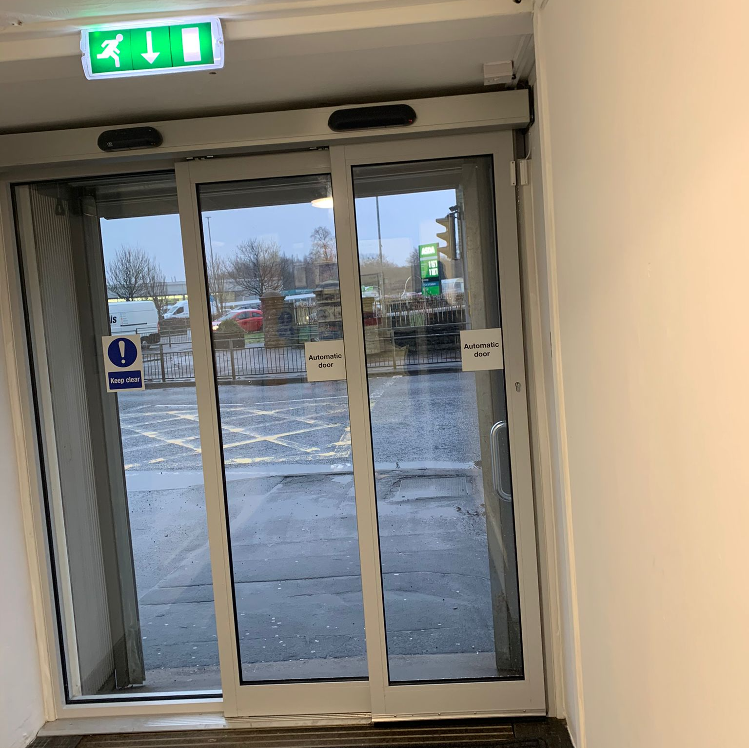 contactless automatic doors