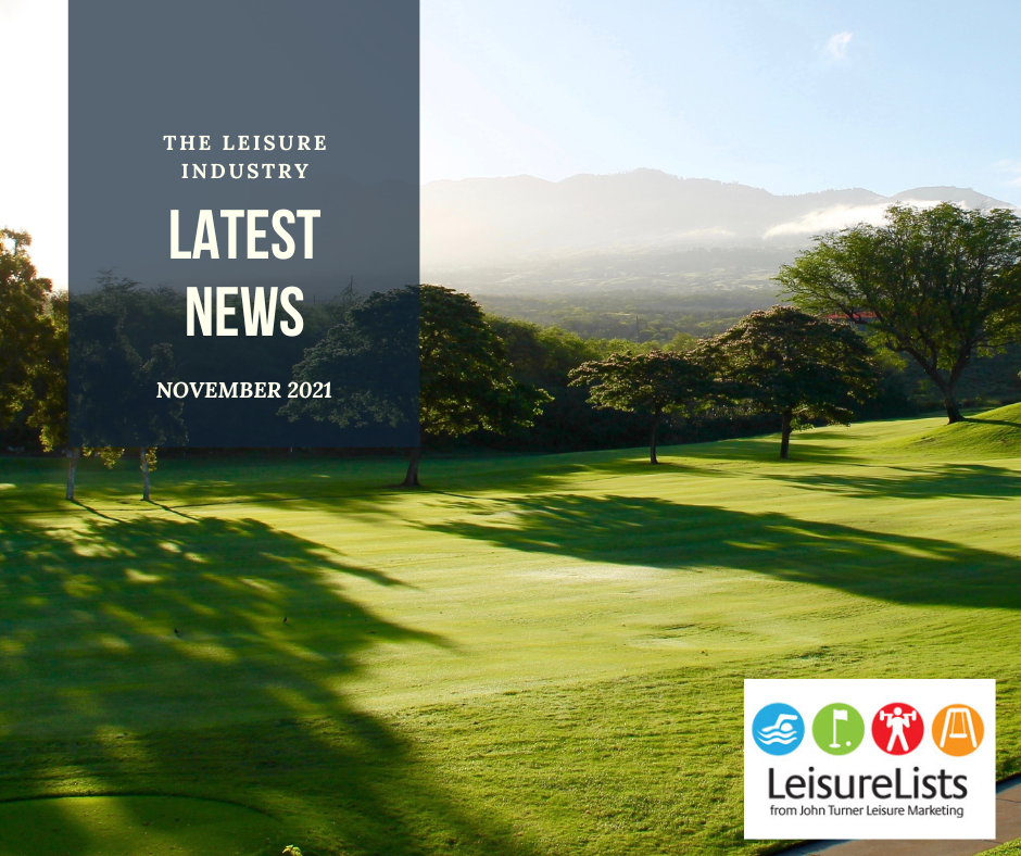 Leisure Industry News November 2021 Title Design