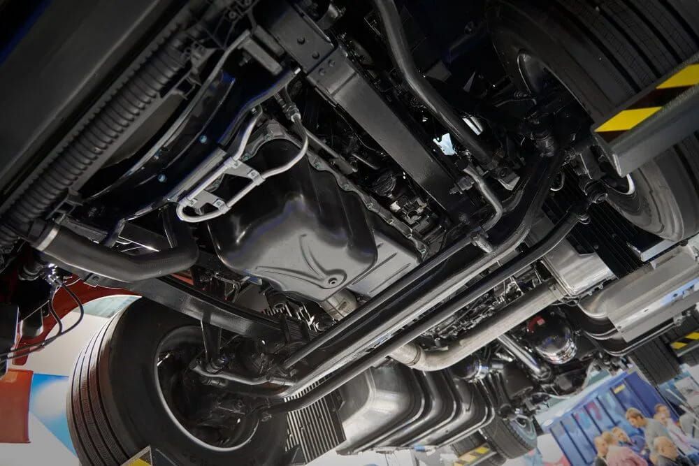 A Close Up of the Underside of a Truck — Fosters Ace Auto Repairs In Aitkenvale, QLD