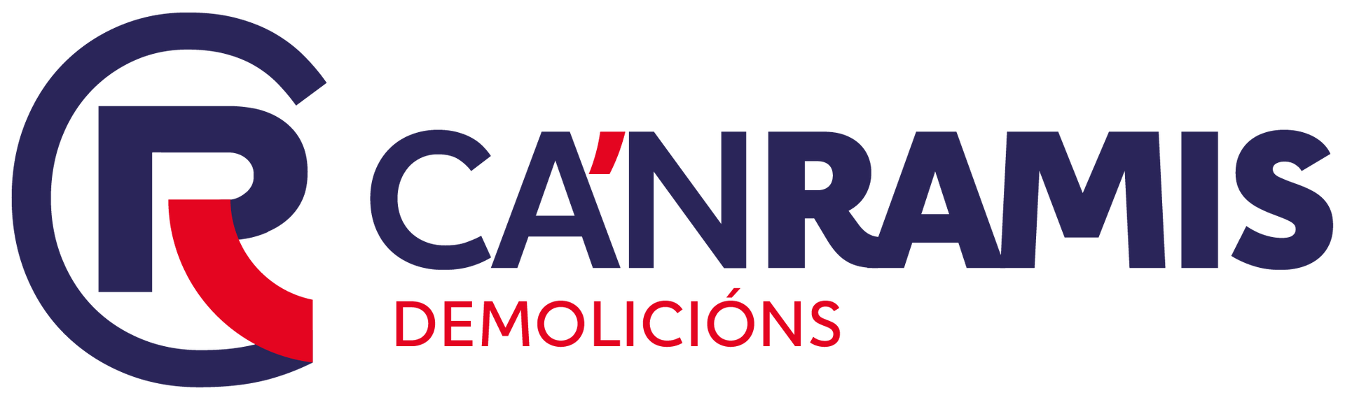  Logotipo de CANRAMIS, Demoliciones. 