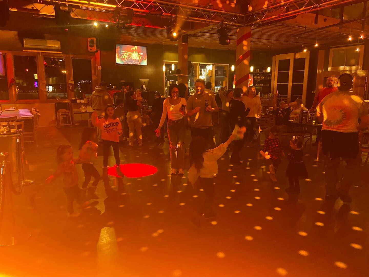 People dancing at desaki Restaurant