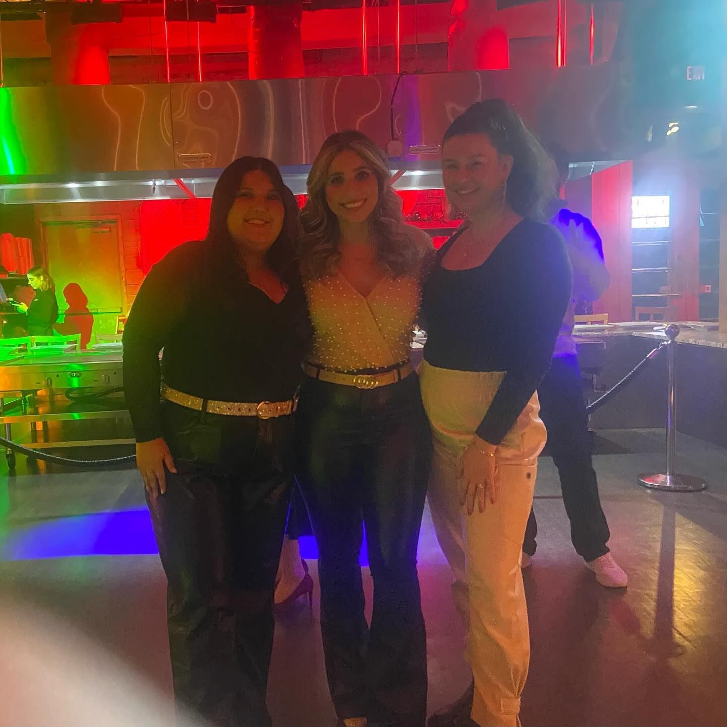 3 ladies having fun at desaki