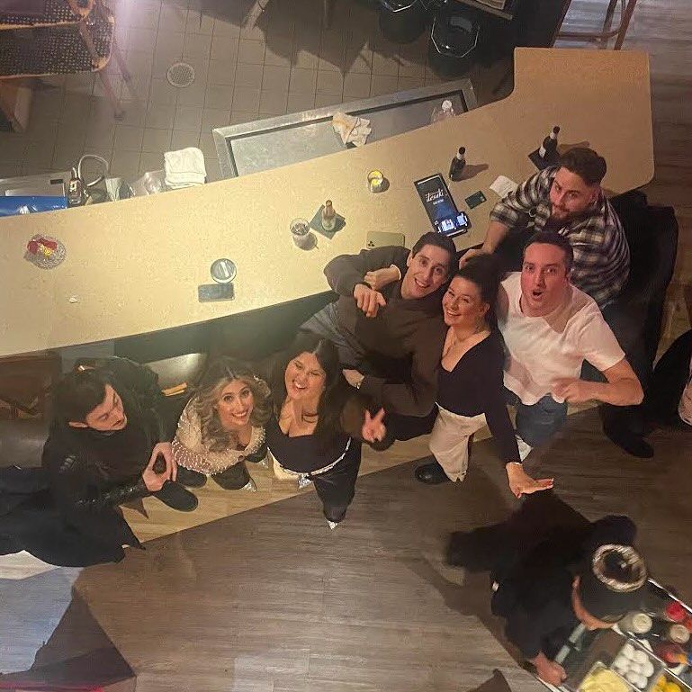 Friends on a group outing at desaki