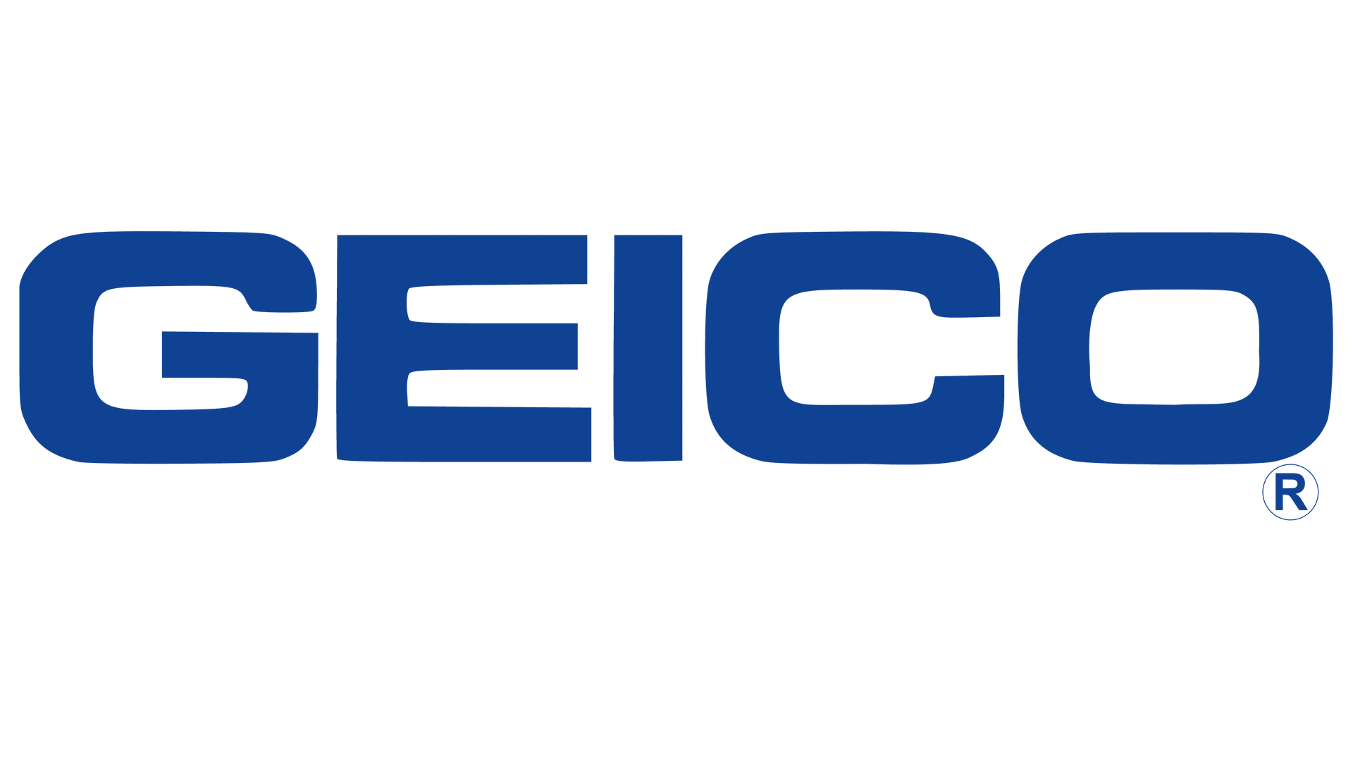 GEICO blue logo on a white background