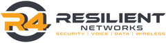 R4 Resilient Networks Logo for Resilient Networks with a stylized orange