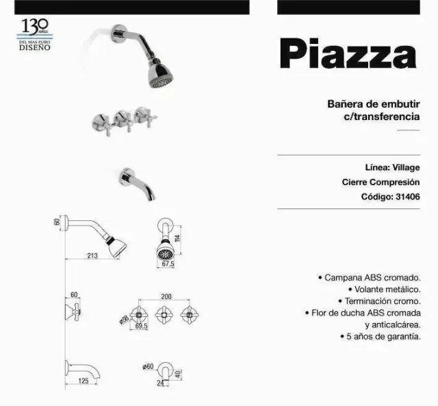 Ducha piazza Village