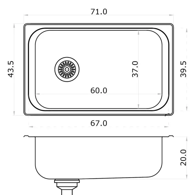 Bacha Mi Pileta 410e Sobremesada
