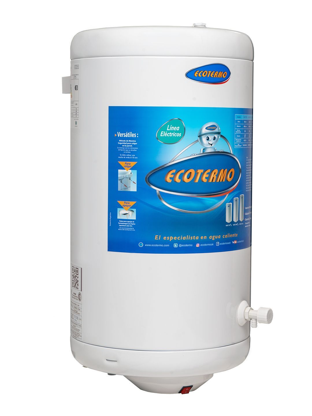 Termotanque Eléctrico ELEC 70 C/INF