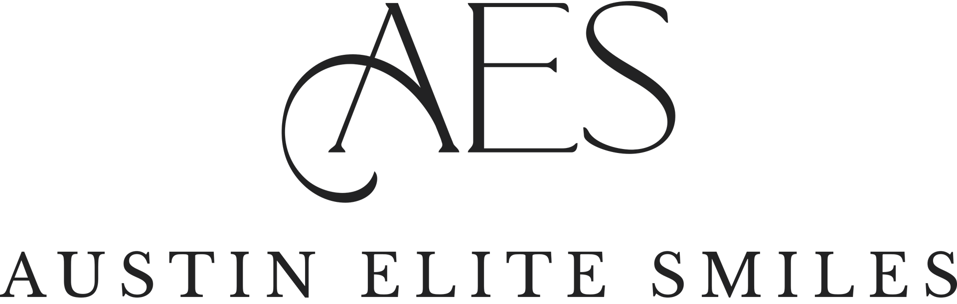 The logo for austin elite smiles cosmetic & general dentistry