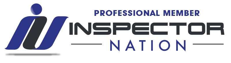 A logo for a professional member of the inspector nation