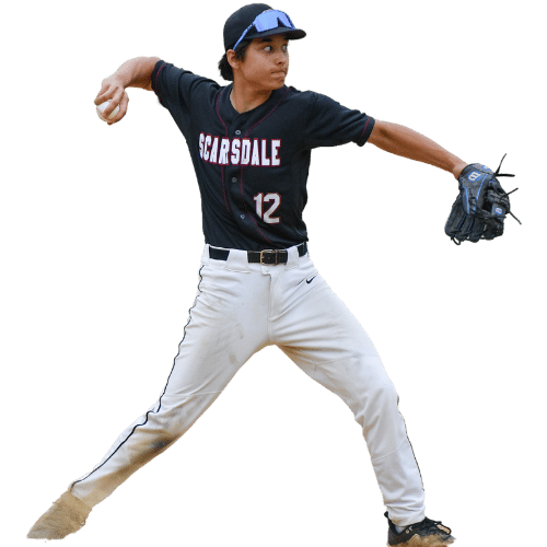 A baseball player - Bret Hole- with the number 12 on his shirt. @bretbaseball shortstop