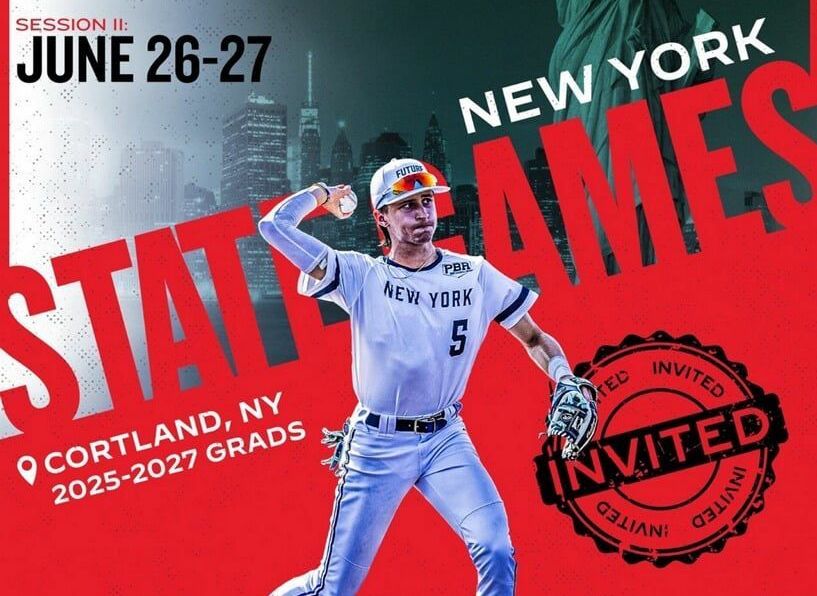 An advertisement for the new york state games