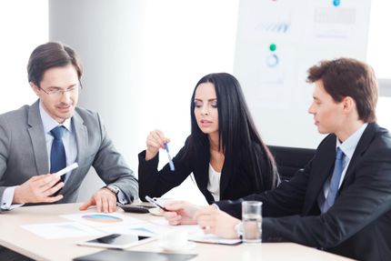 a group of professional having a discussion
