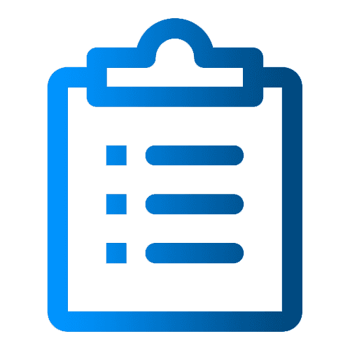 clip board and list icon