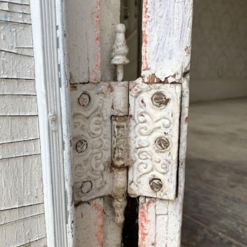 aged door hardware