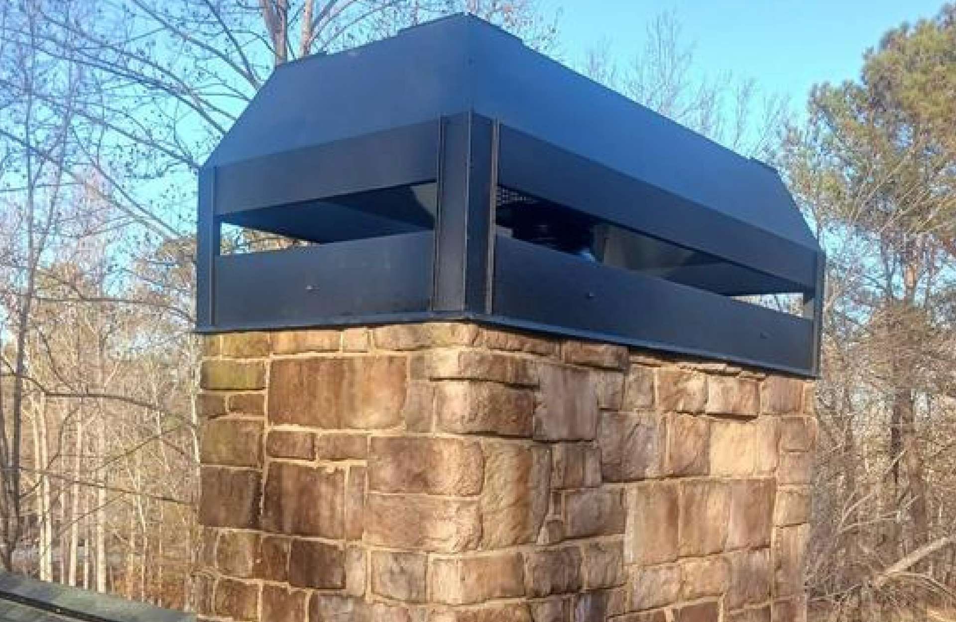 Chimney pan & shroud