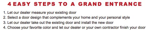 4 easy steps to a grand entrance 