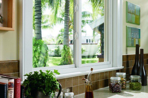 slider windows in kitchen