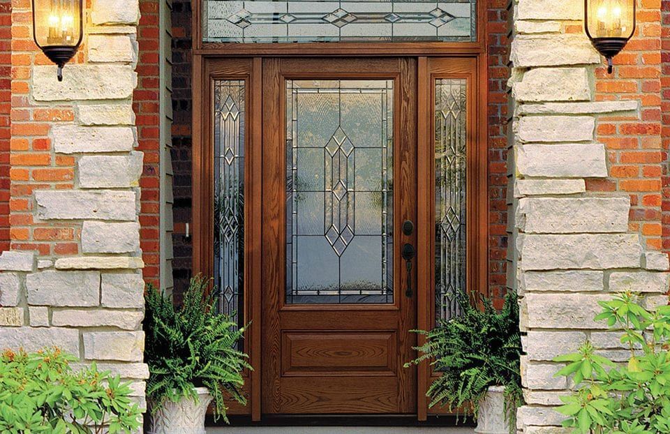 Stained Front Entry Door