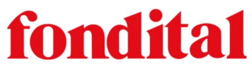 La parola fondital è scritta in rosso su sfondo bianco