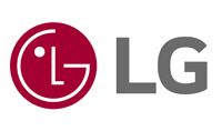 Il logo lg è su sfondo bianco.