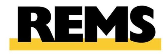 Un logo nero e giallo per rems su uno sfondo bianco.
