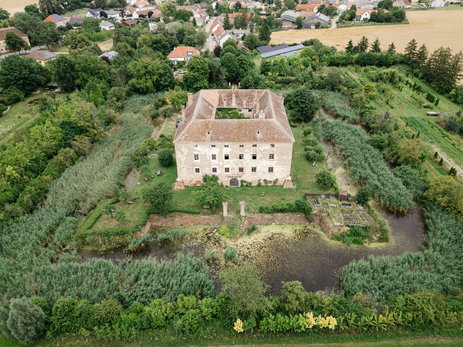 Schloss von oben
