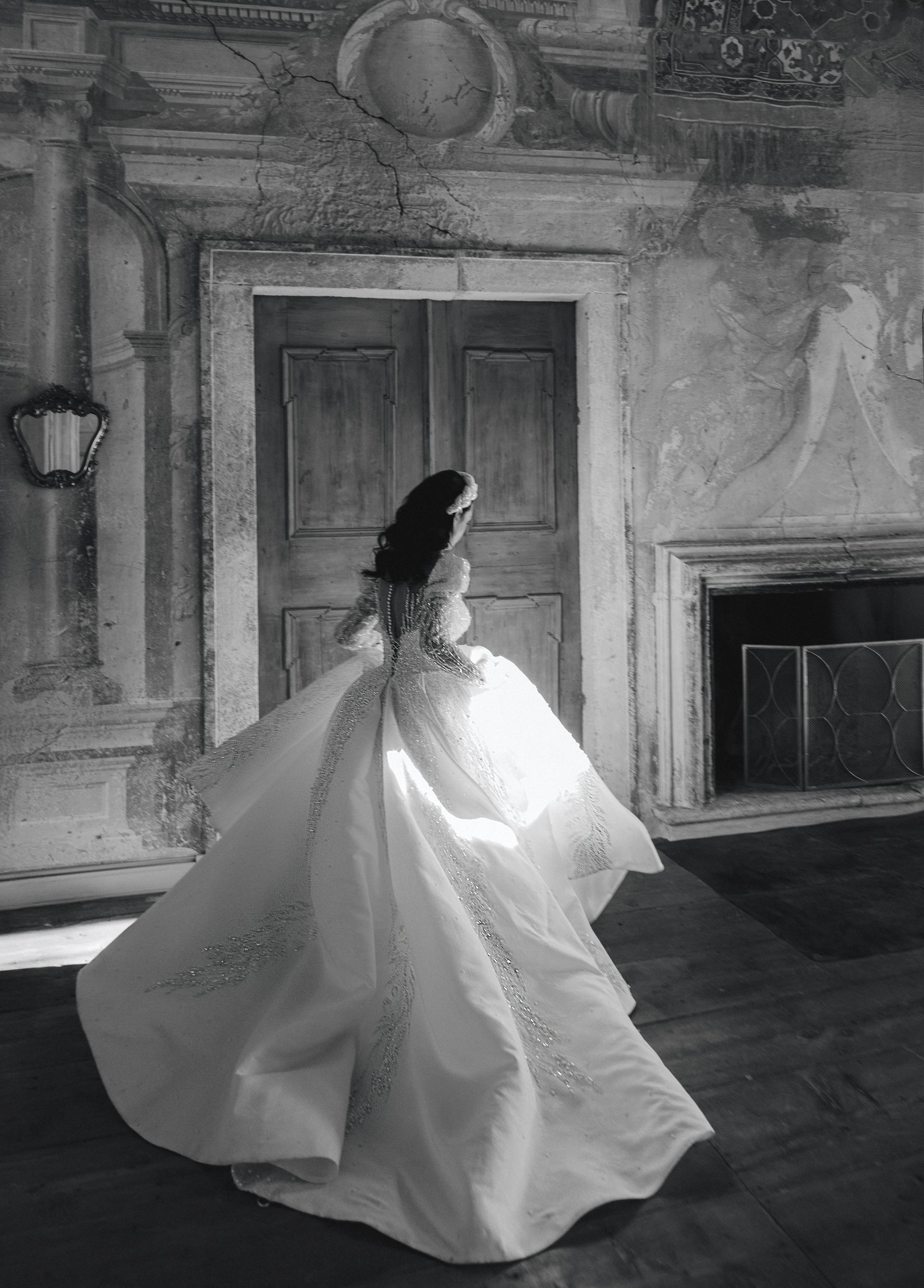 Braut und Bräutigam im Festsaal